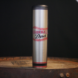 "Baseball Dad" Metal Baseball Bat Mug | Dugout Mugs®