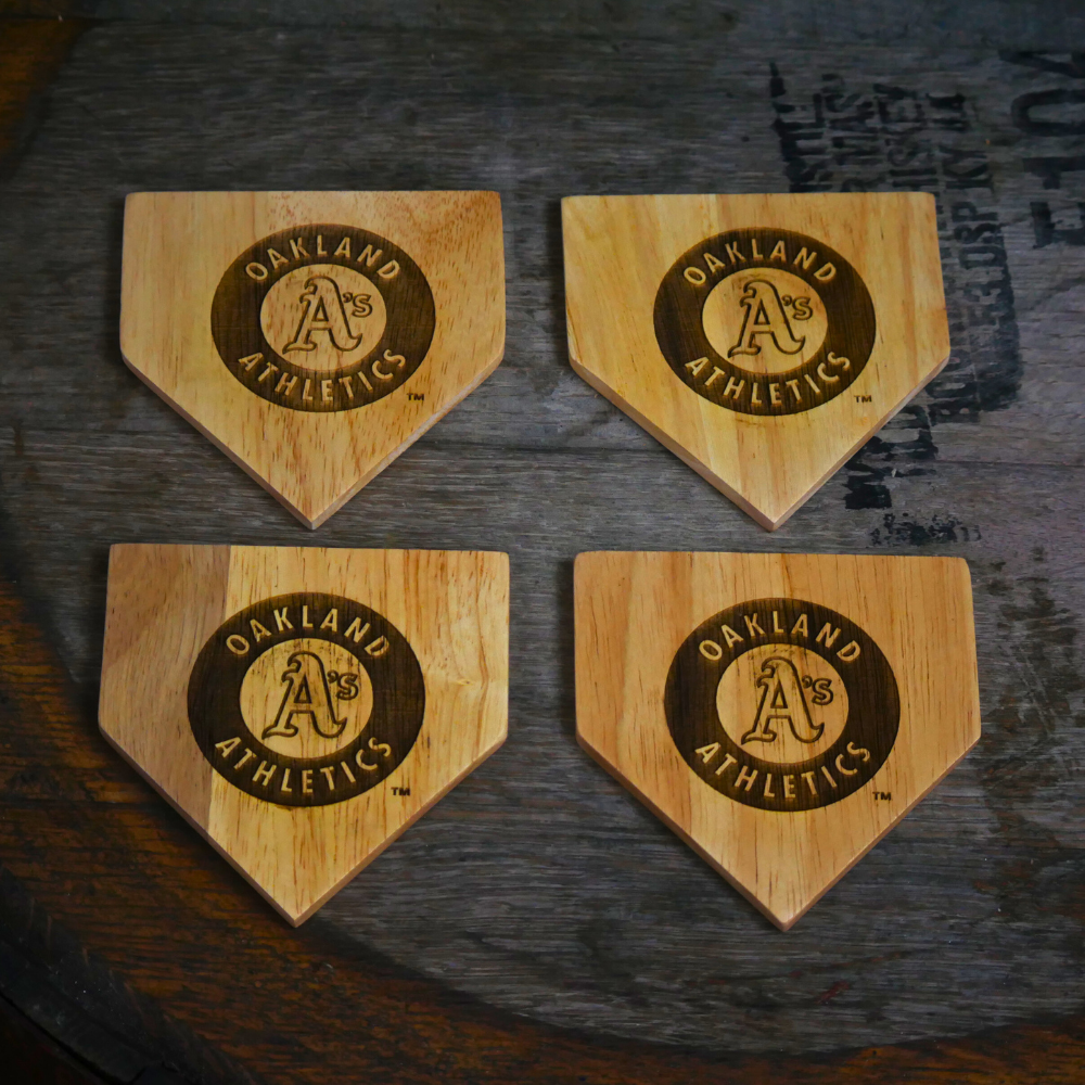 Oakland Athletics Dugout Mug® Wood Coaster