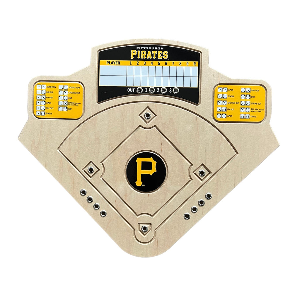 Pittsburgh Pirates Baseball Board Game with Dice