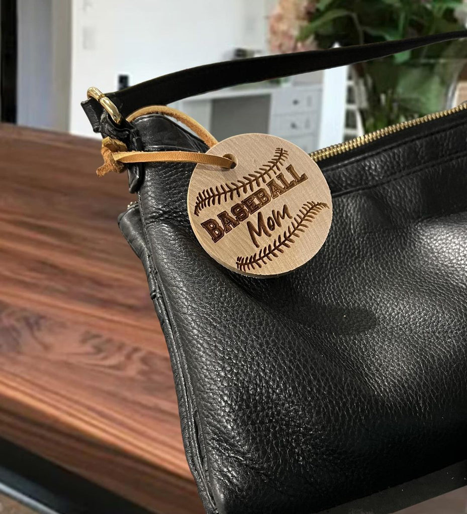 Wooden Baseball Key Chain | Dugout Mugs