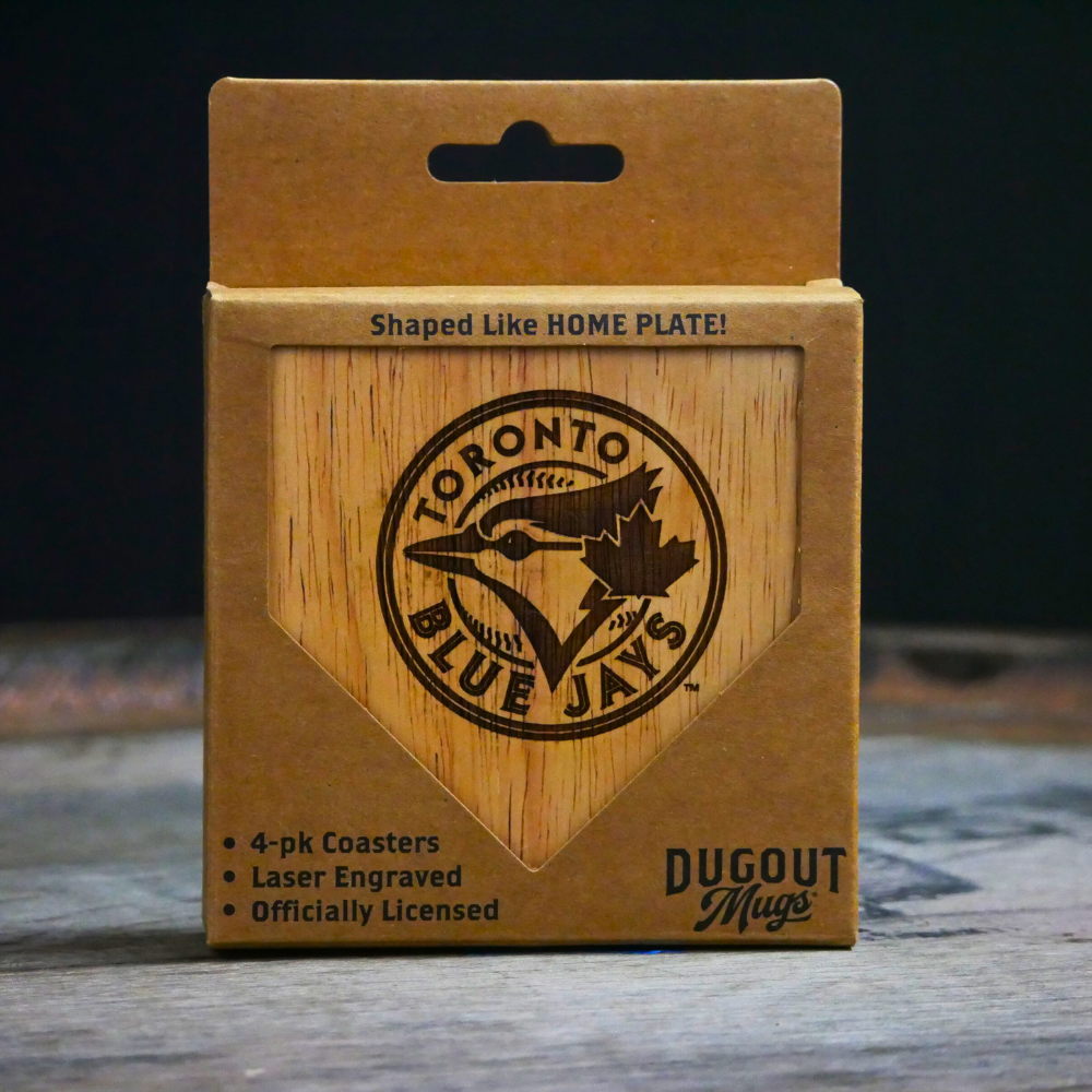 Toronto Blue Jays Dugout Mug® Wood Coaster