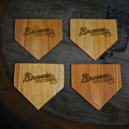 Atlanta Braves Dugout Mug®|  Wood Coaster
