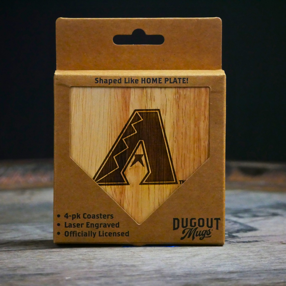 Arizona Diamondbacks Dugout Mug® Wood Coaster