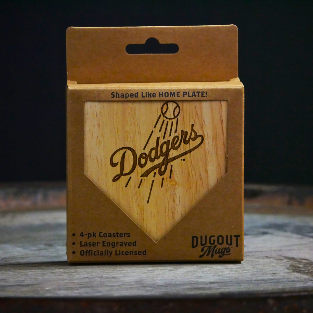 Los Angeles Dodgers Dugout Mug® | Wood Coaster