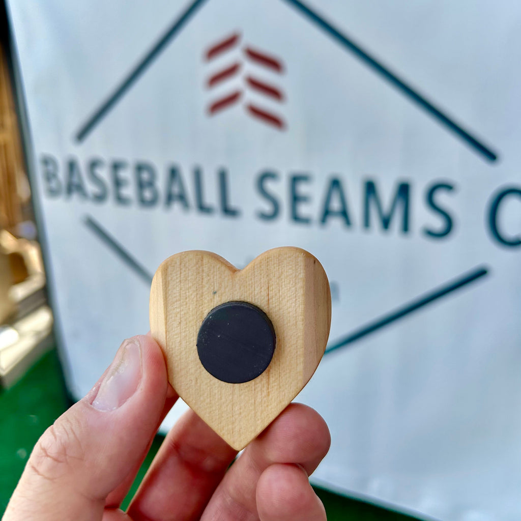 Reclaimed Wood Bat Magnets