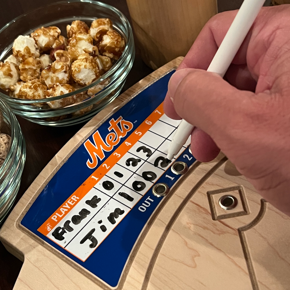 New York Mets Baseball Board Game with Dice