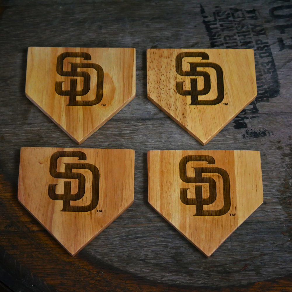 San Diego Padres Dugout Mug® Wood Coaster