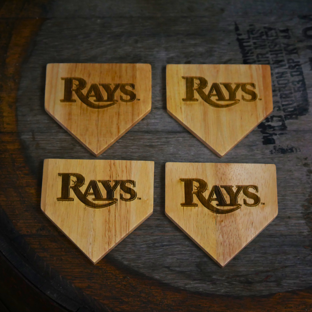 Tampa Bay Rays Dugout Mug® Wood Coaster