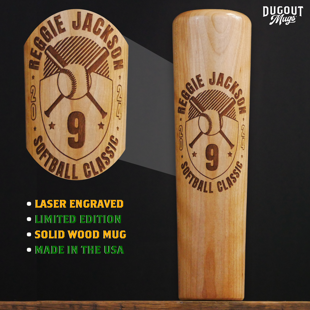 LIMITED RELEASE - Reggie Jackson Softball Classic Dugout Mug®