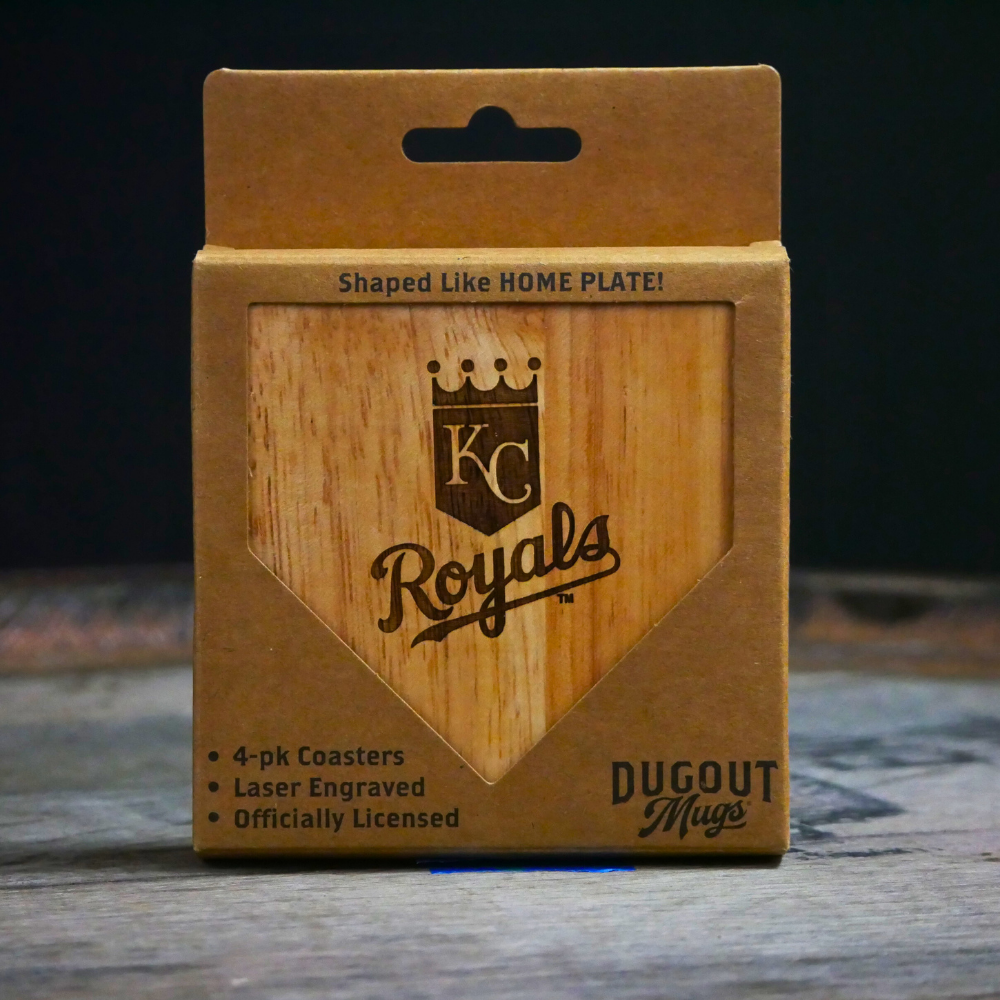 Kansas City Royals Dugout Mug® Wood Coaster