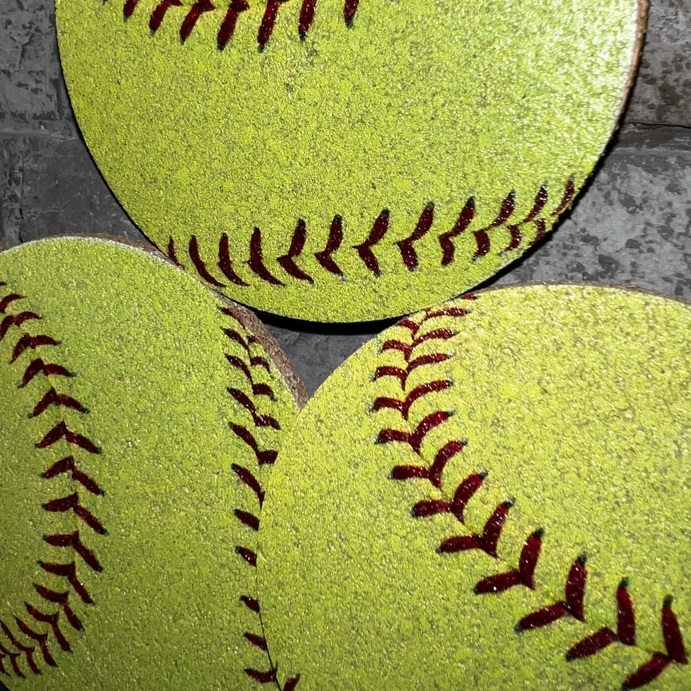 Softball Coasters | Dugout Mugs®