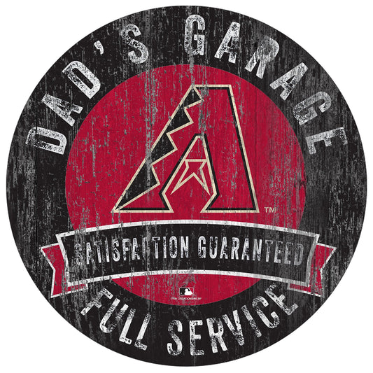 Arizona Diamondbacks Dad's Garage Sign
