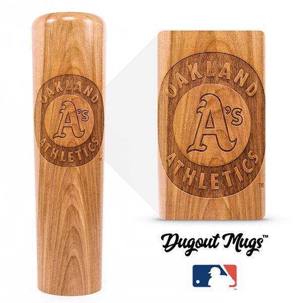 baseball bat mug Oakland Athletics