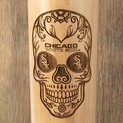 Chicago White Sox Sugar Skull Baseball Bat Mug Details