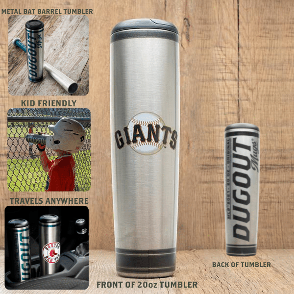 MLB Teams Metal Dugout Mug | Stainless Steel Bat Mug