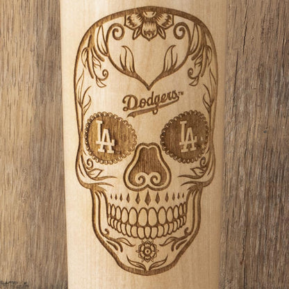 Los Angeles Dodgers Sugar Skull Baseball Bat Mug Details