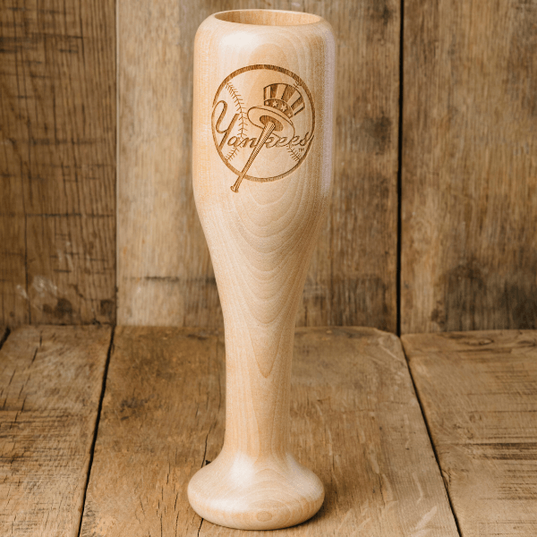 baseball bat wine glass New York Yankees