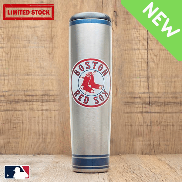 boston red sox metal bat mug