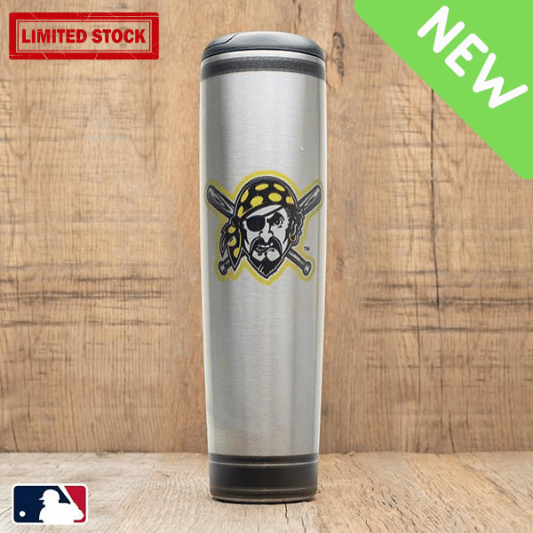 Pittsburgh pirates metal bat mug